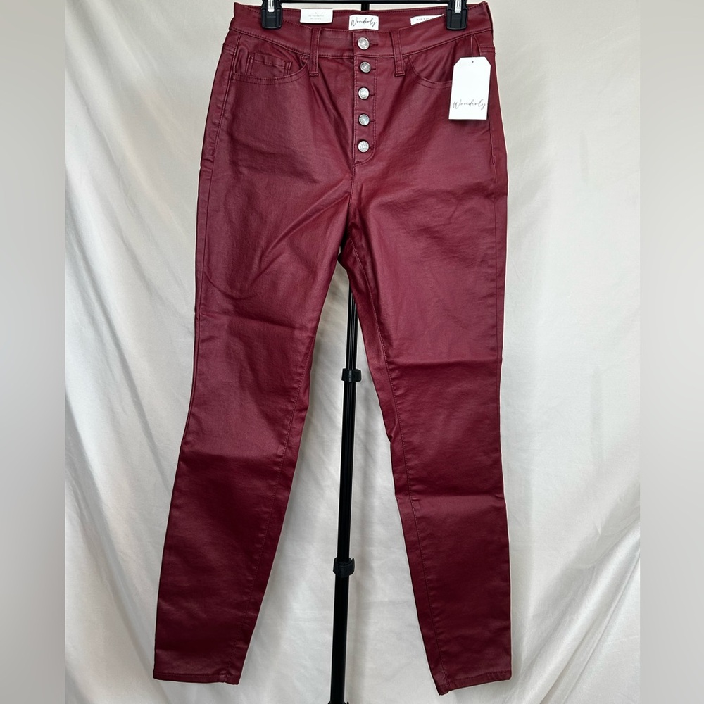 Women's High Rise Coated Skinny Jeans